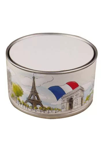 Customizable Lid Storage Tin - Paris