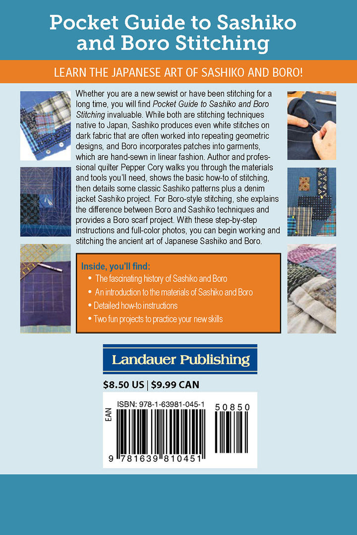 Pocket Guide to Sashiko and Boro Stitching