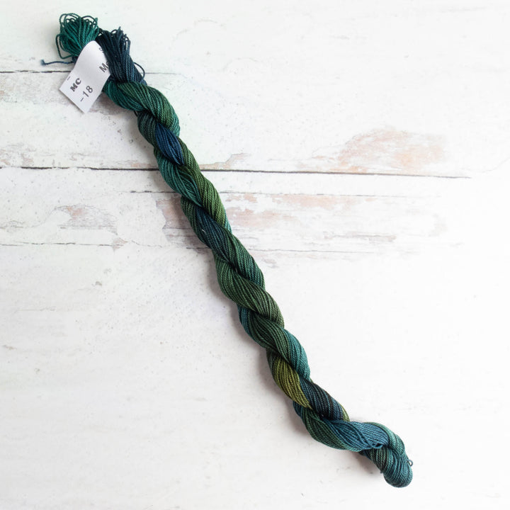 Mercerized Cotton Thread - Blues & Greens