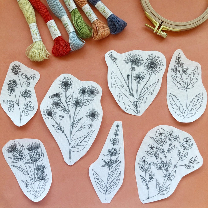 Unconventional Flowers Stick & Stitch Embroidery Patterns