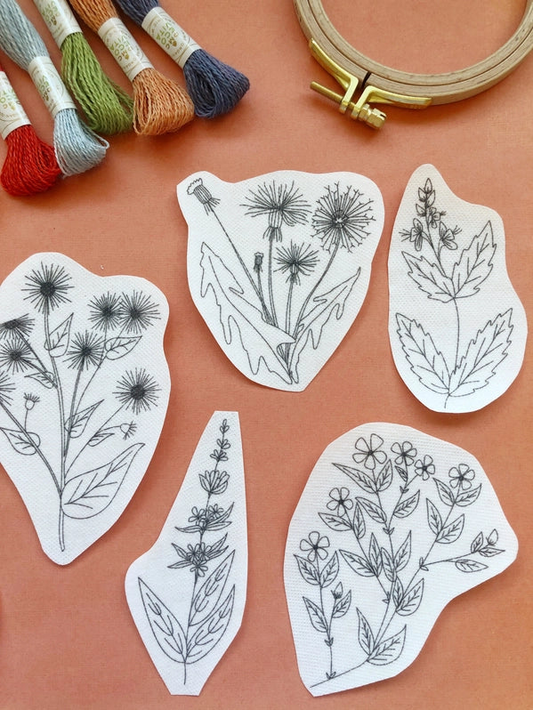 Unconventional Flowers Stick & Stitch Embroidery Patterns