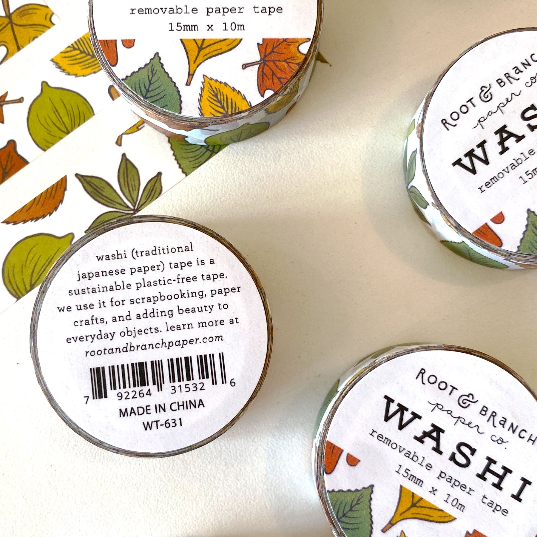 Leaves of North America Washi Tape – Snuggly Monkey