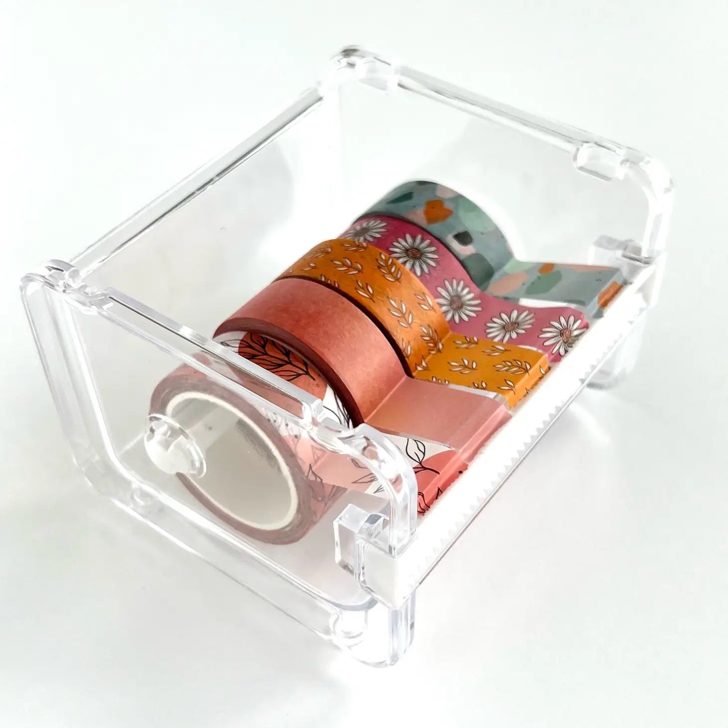 Portable Washi Tape Dispenser Paper Roll Holder (Washi Tape not included)