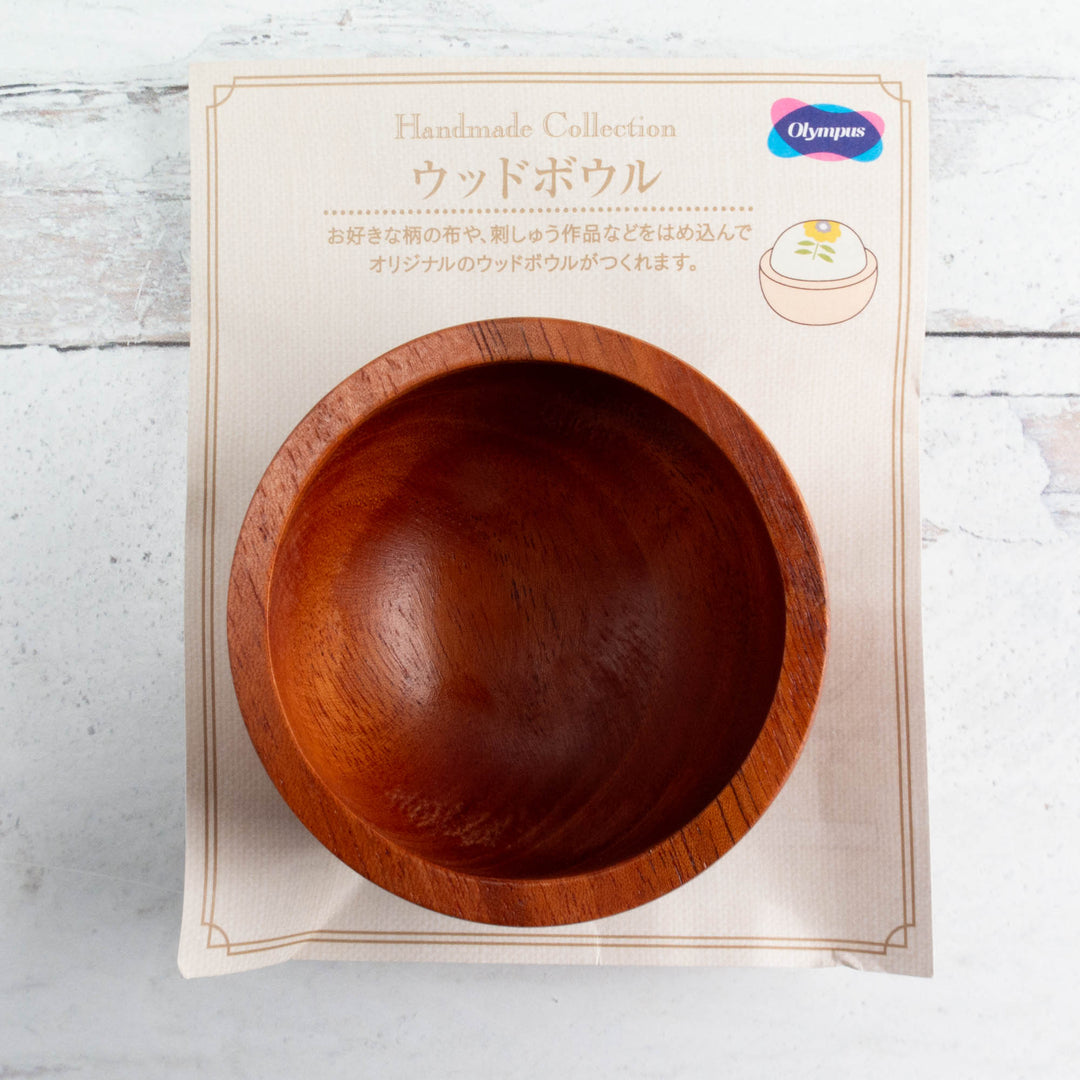 Wooden Pincushion Base Bowls