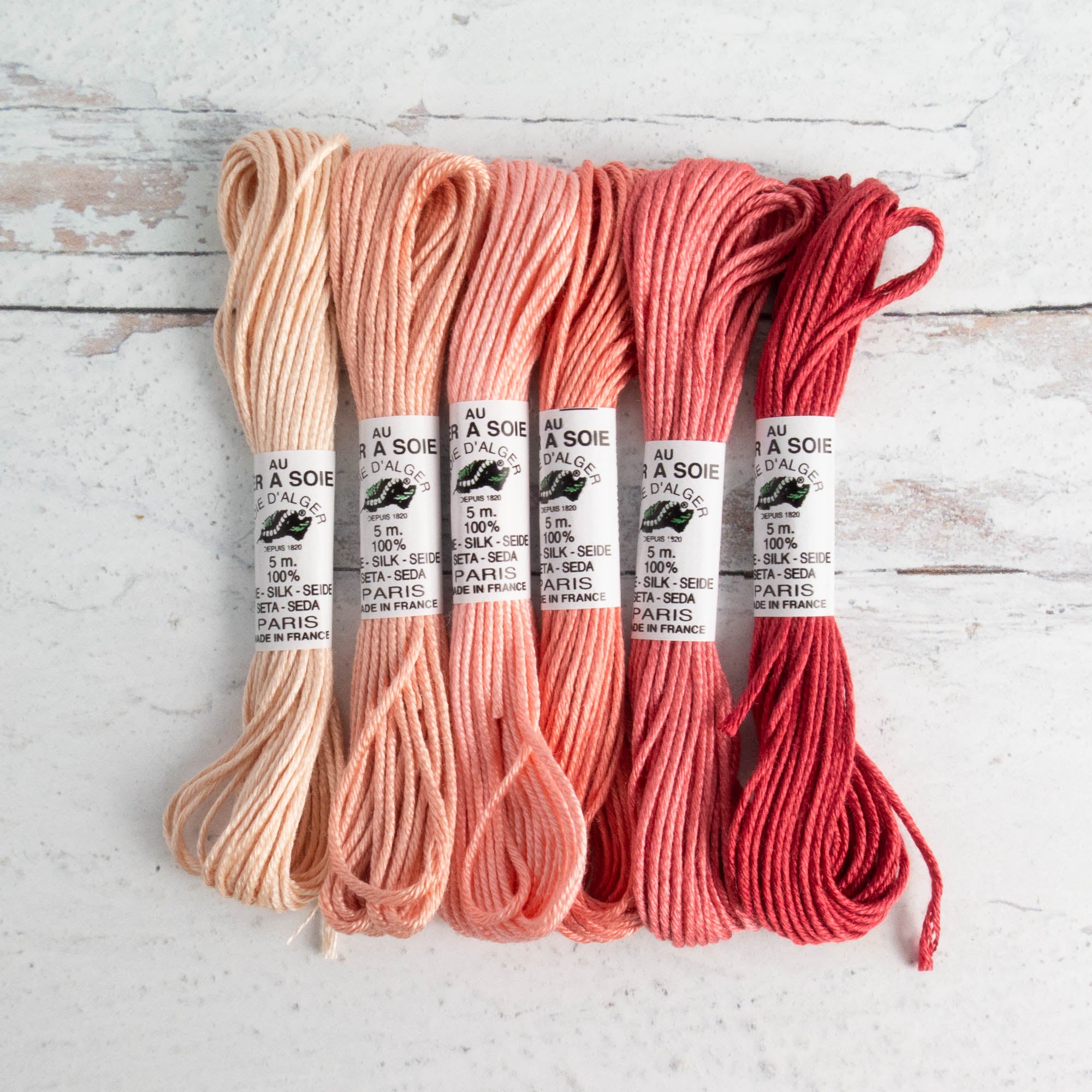 Soie d'Alger Silk Embroidery Thread - Pinks