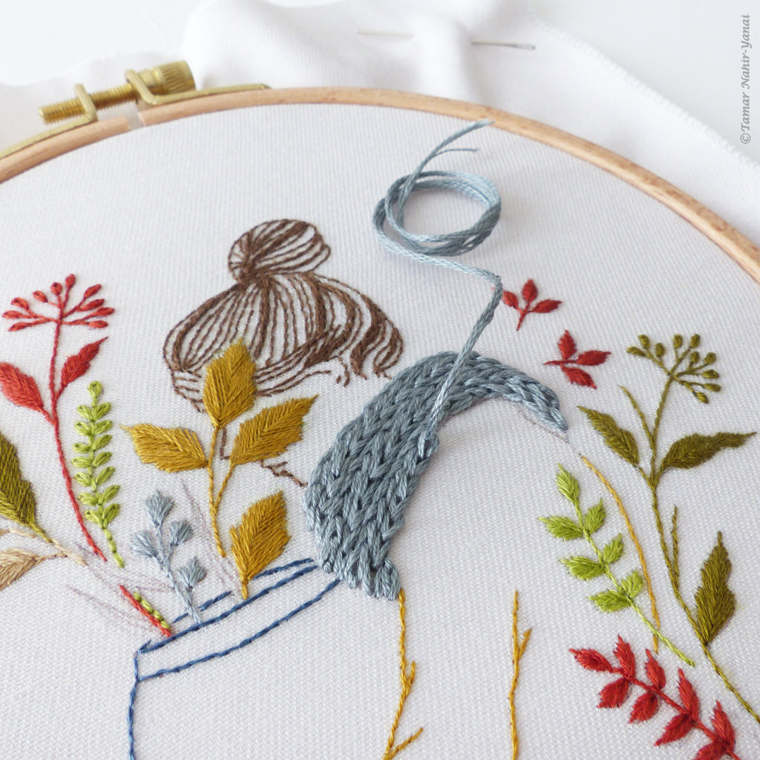 Seeds Of Kindness 0550 Creative Circle Embroidery Kit Flowers