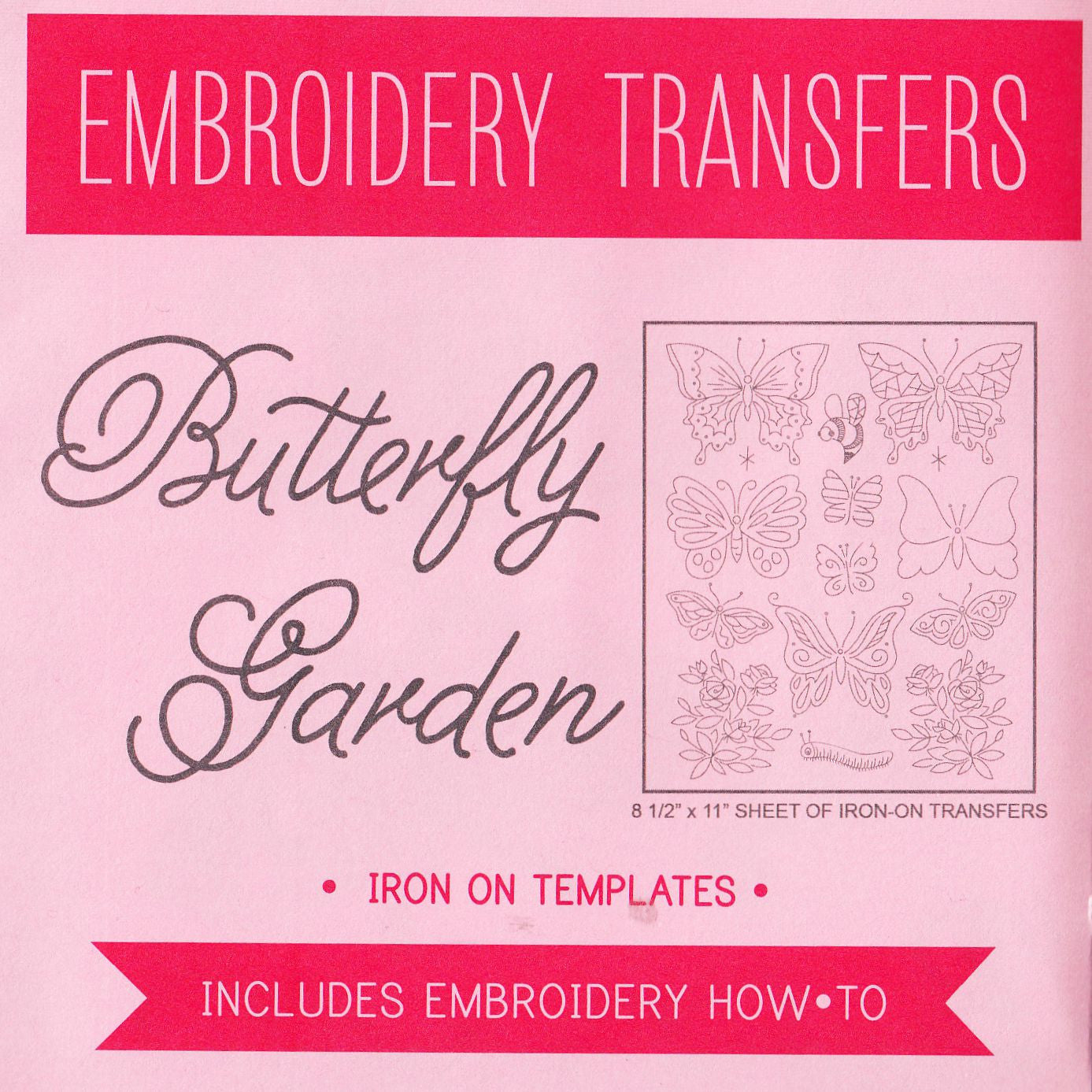 Big Flowers Embroidery Patterns from Sublime Stitching Iron-On + PDF Combo