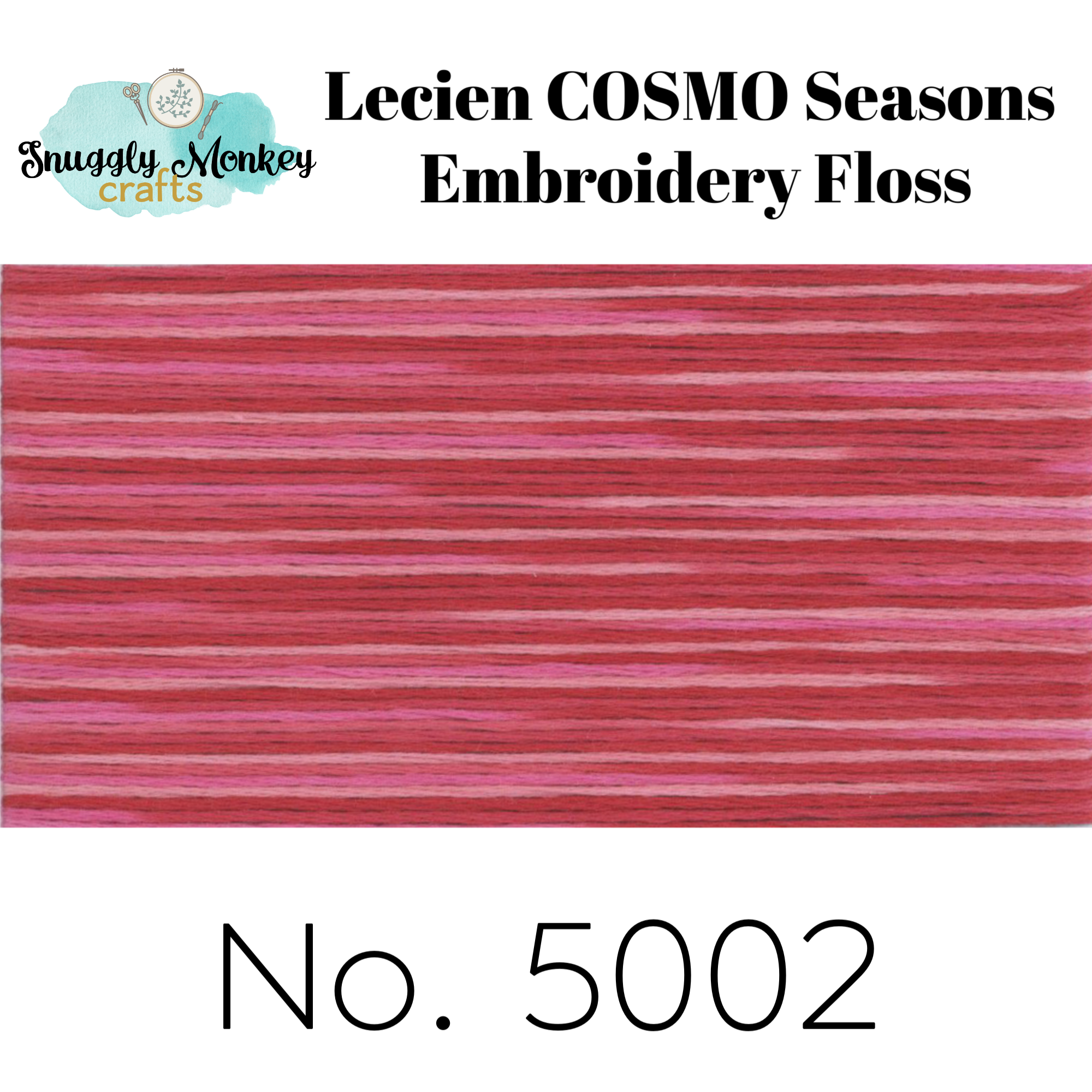 COSMO Seasons Variegated Embroidery Floss - 5001, 5002, 5003, 5004, 5005