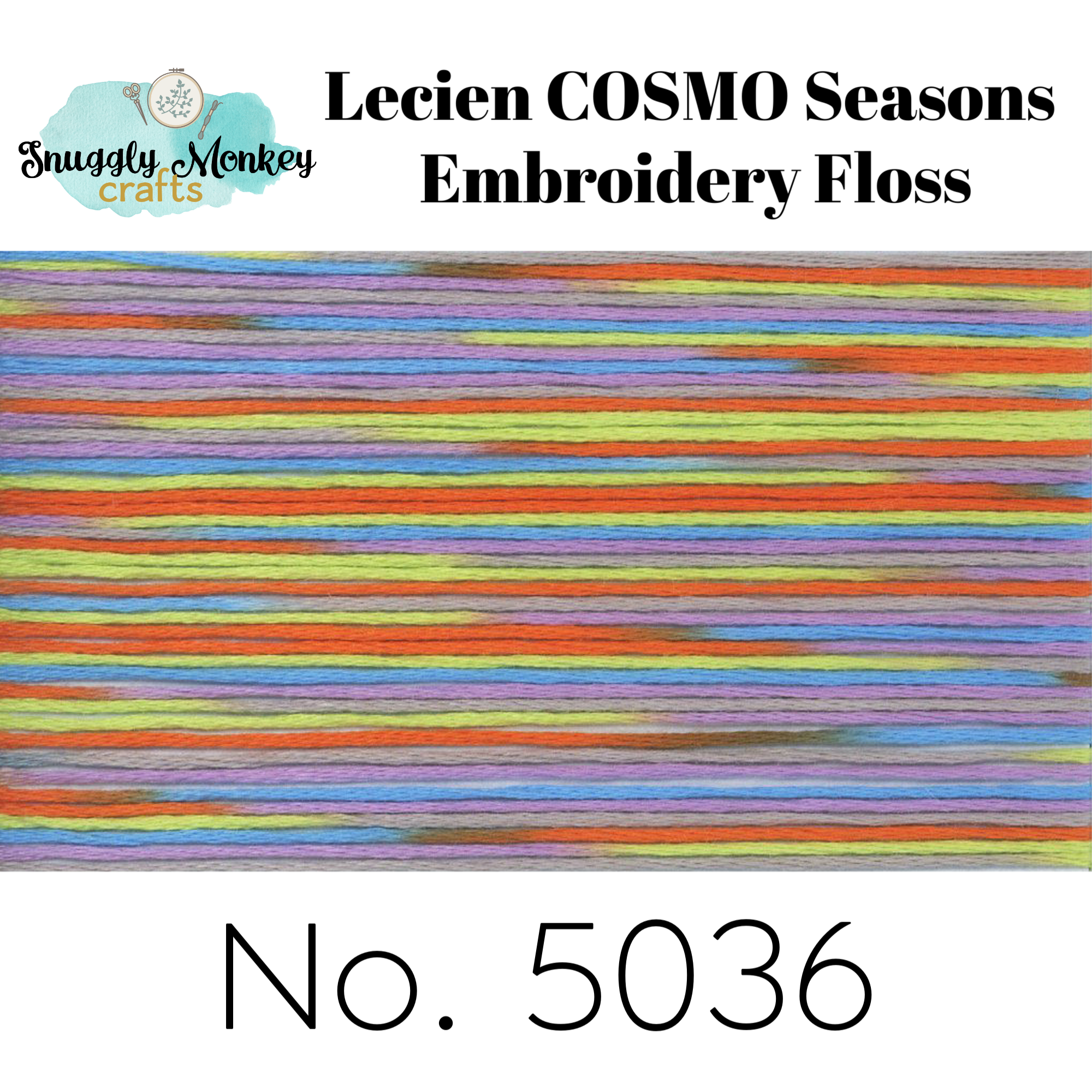Cosmo Seasons Variegated Embroidery Floss Set - 5021-5040