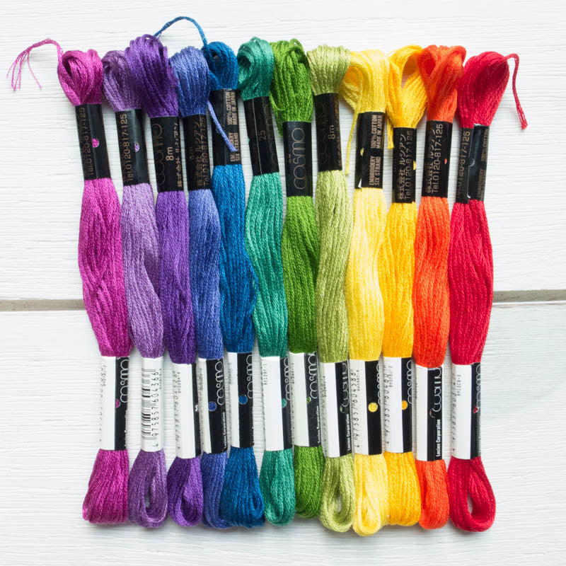 Sublime Stitching Rainbow Embroidery Floss Set – Snuggly Monkey