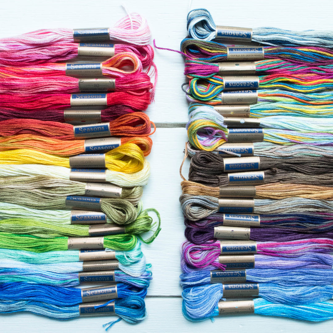 100 Color Six-strand Embroidery Floss Set 