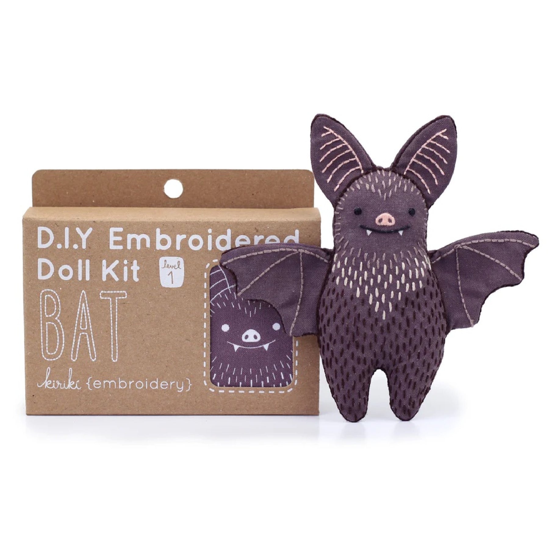 Bat Sewing KIT, Artist Pattern, Stuffed Toy Bat, Cute Bat Tutorials, Craft  Kits for Adults, Craft Kits for Kids 