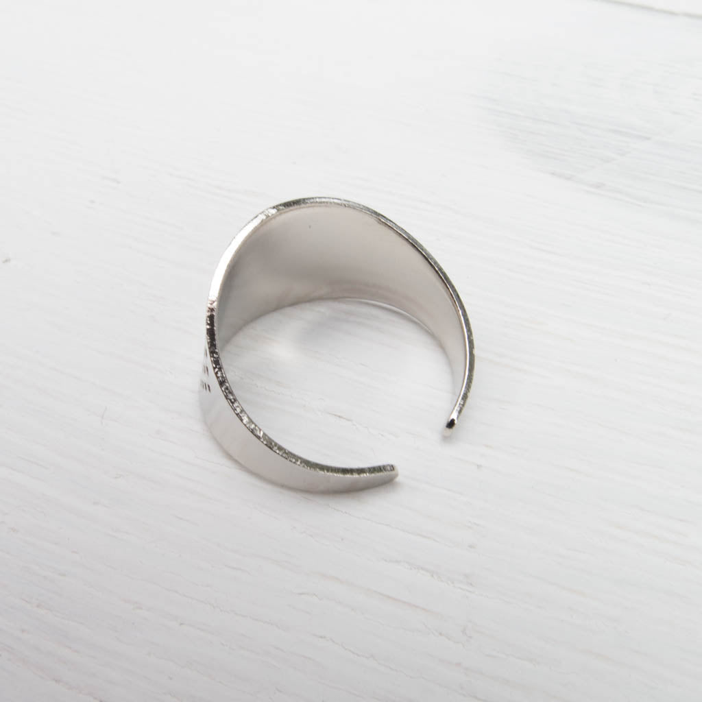 Sashiko Thimble Adjustable Ring Thimble With Plate — The Craft Table
