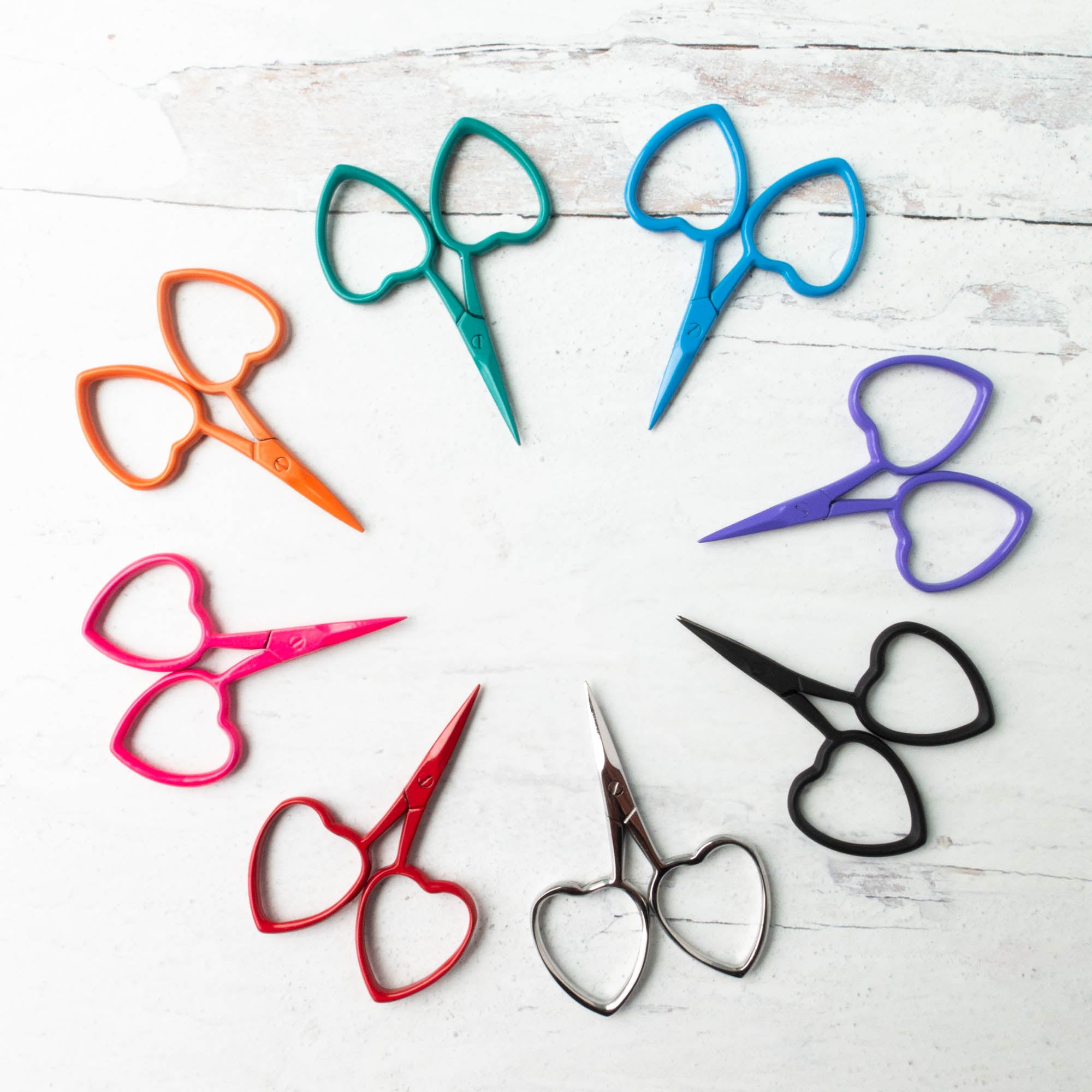 Embroidery Scissors - Colorful Mini Scissors - Shears - Ribbon Scissors -  Mini Scissor- Little Gems Embroidery Scissors - Final Sale