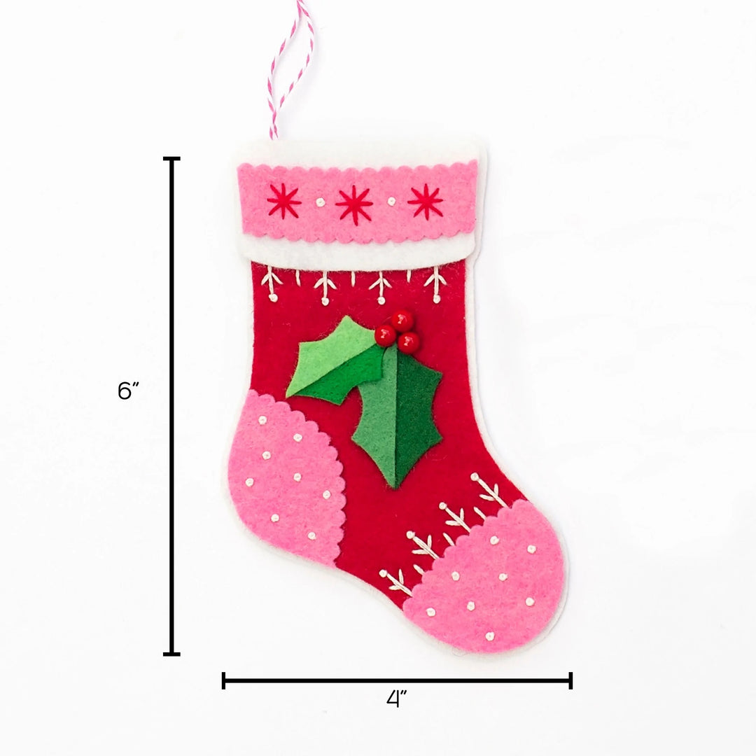 10 Sets Christmas Toddler Craft Supplies DIY Stocking Kids Gifts Felt