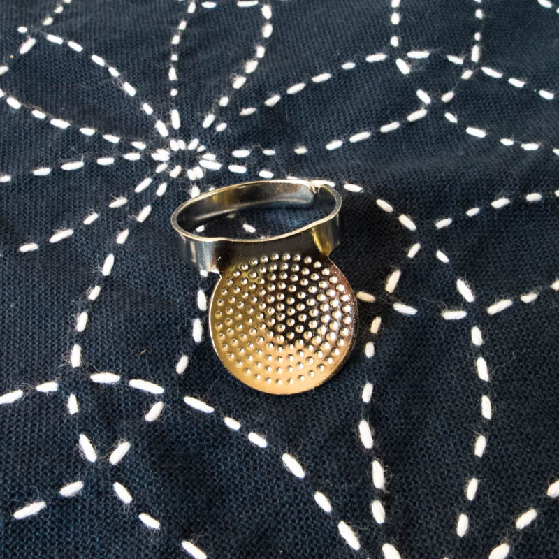 Sashiko Leather Thimbles by Nifty Notions