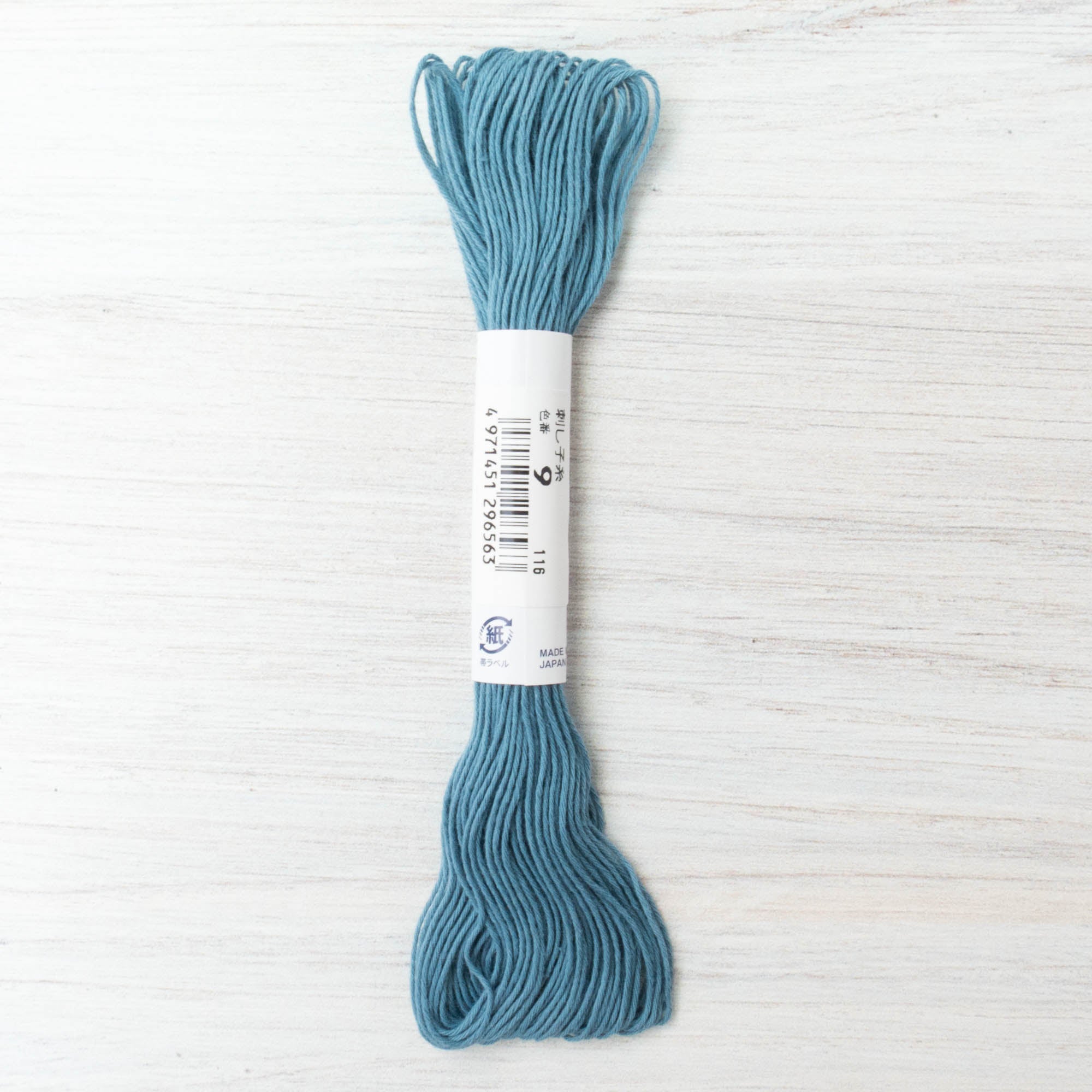 Sashiko Thread - Olympus 20m - Solid Color - # 09 Denim Blue