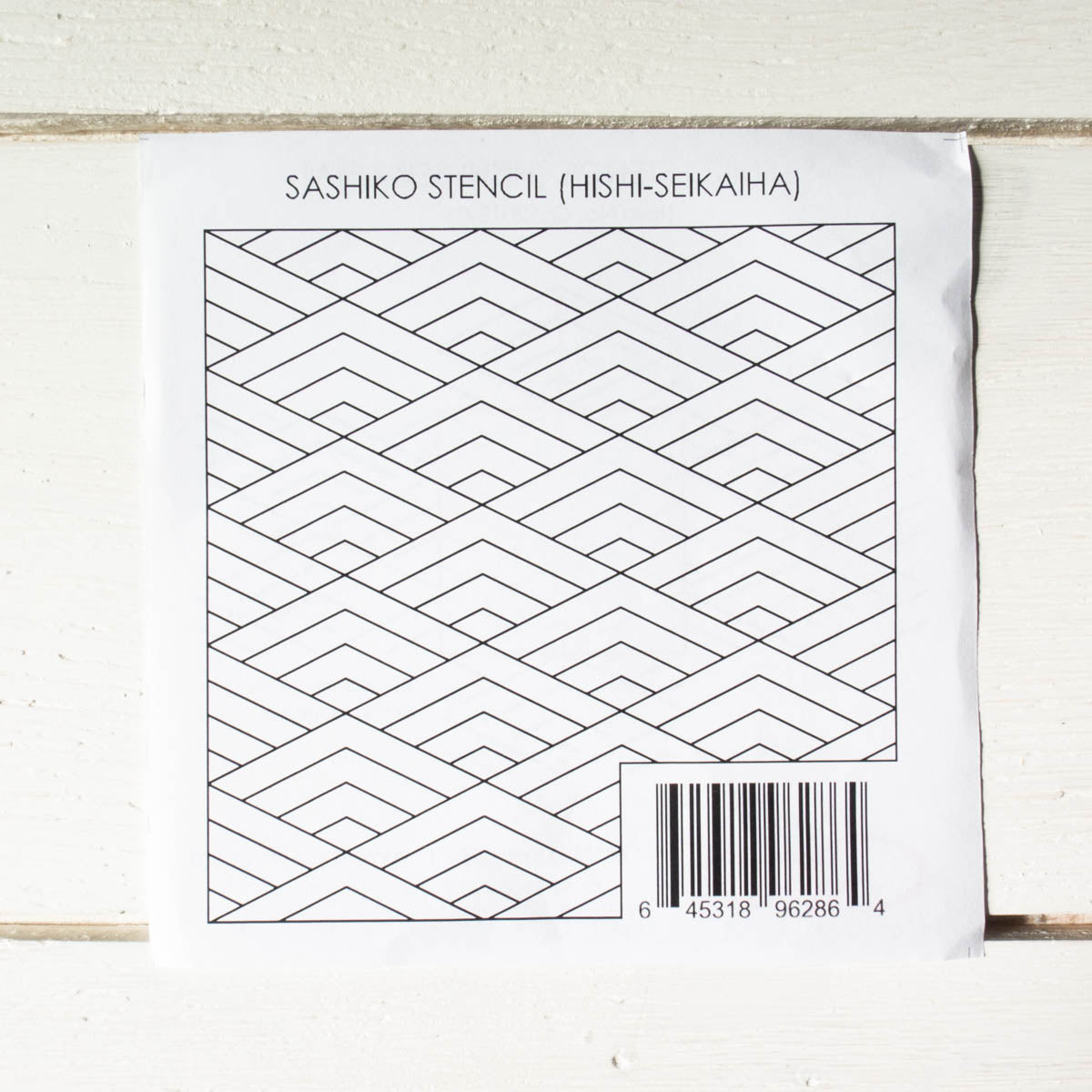 Sashiko Stencil - Sanju-Hishi-Tsunagi