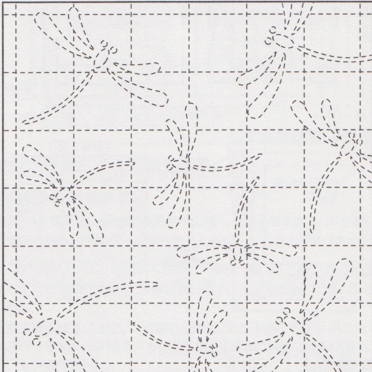 Dragonflies Pre-Printed Sashiko Sampler – Snuggly Monkey