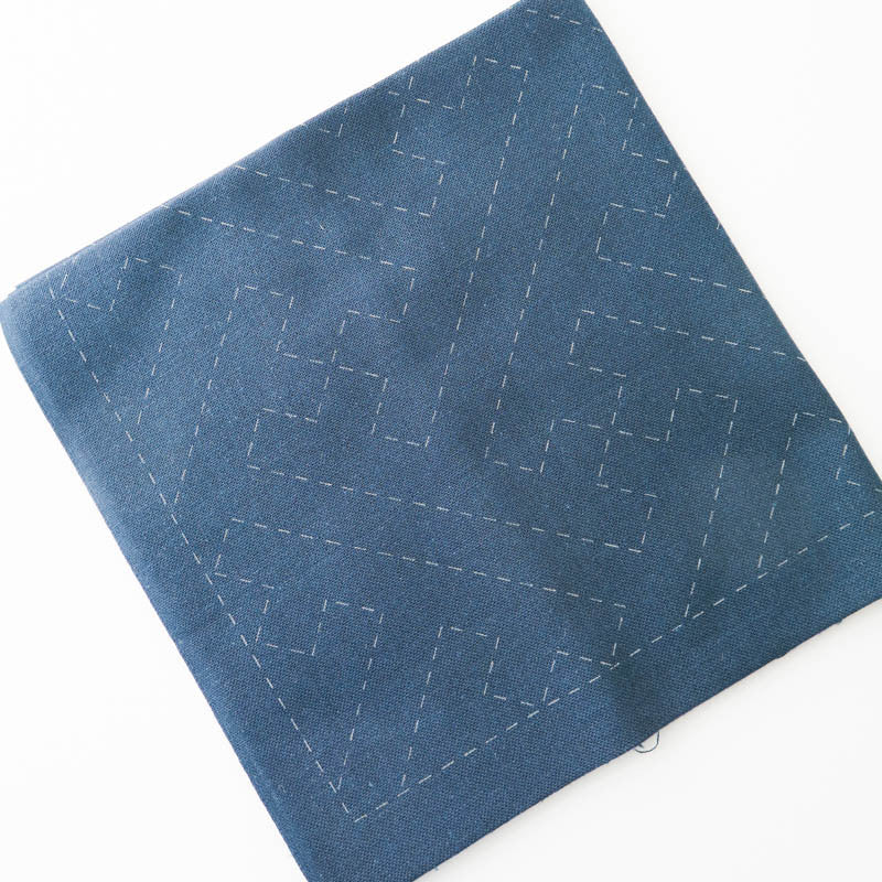 100 x 150 cm Premium Navy Blue Ecological Linen Fabric for Sashiko