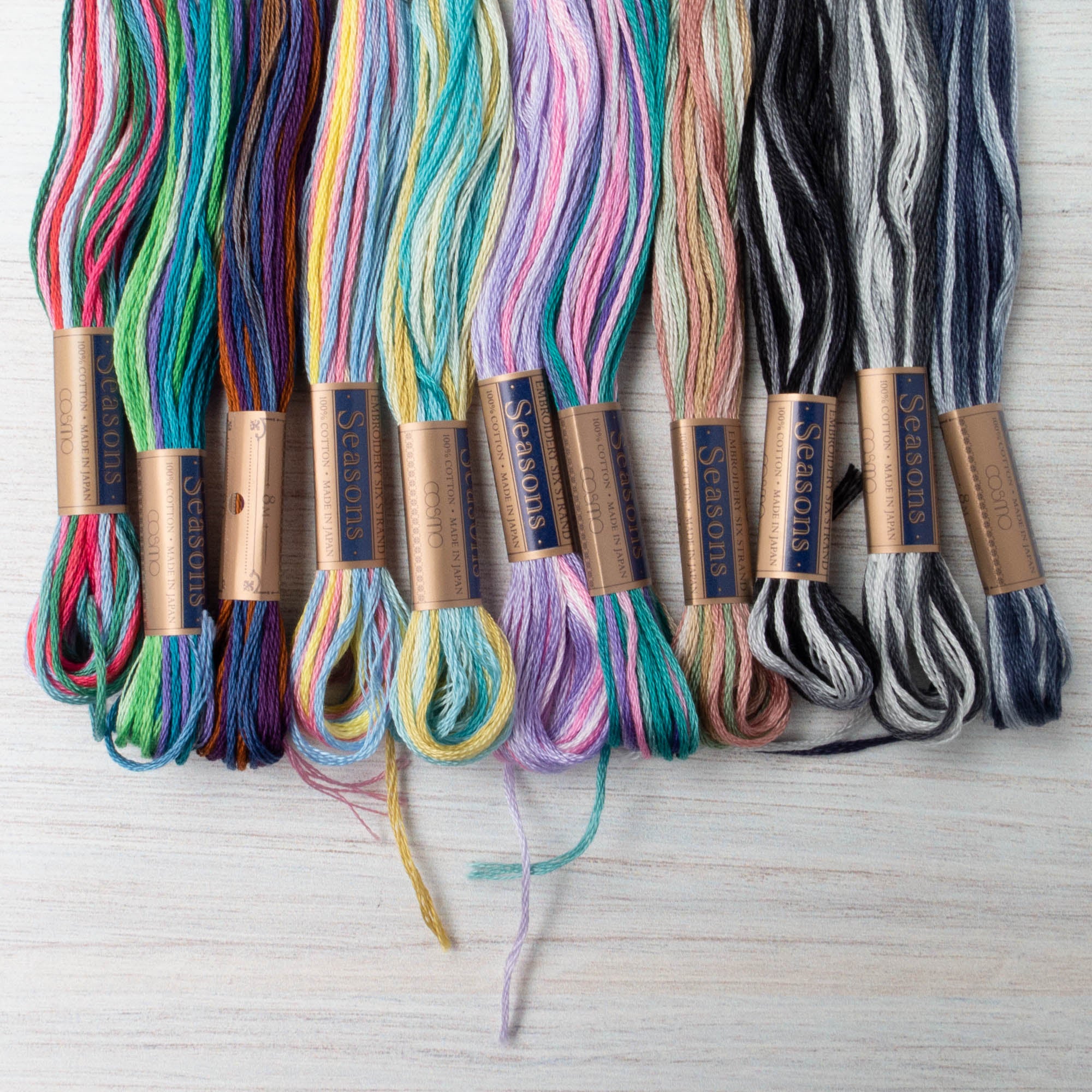 Complete Collection Cosmo Seasons Variegated Embroidery Floss Set