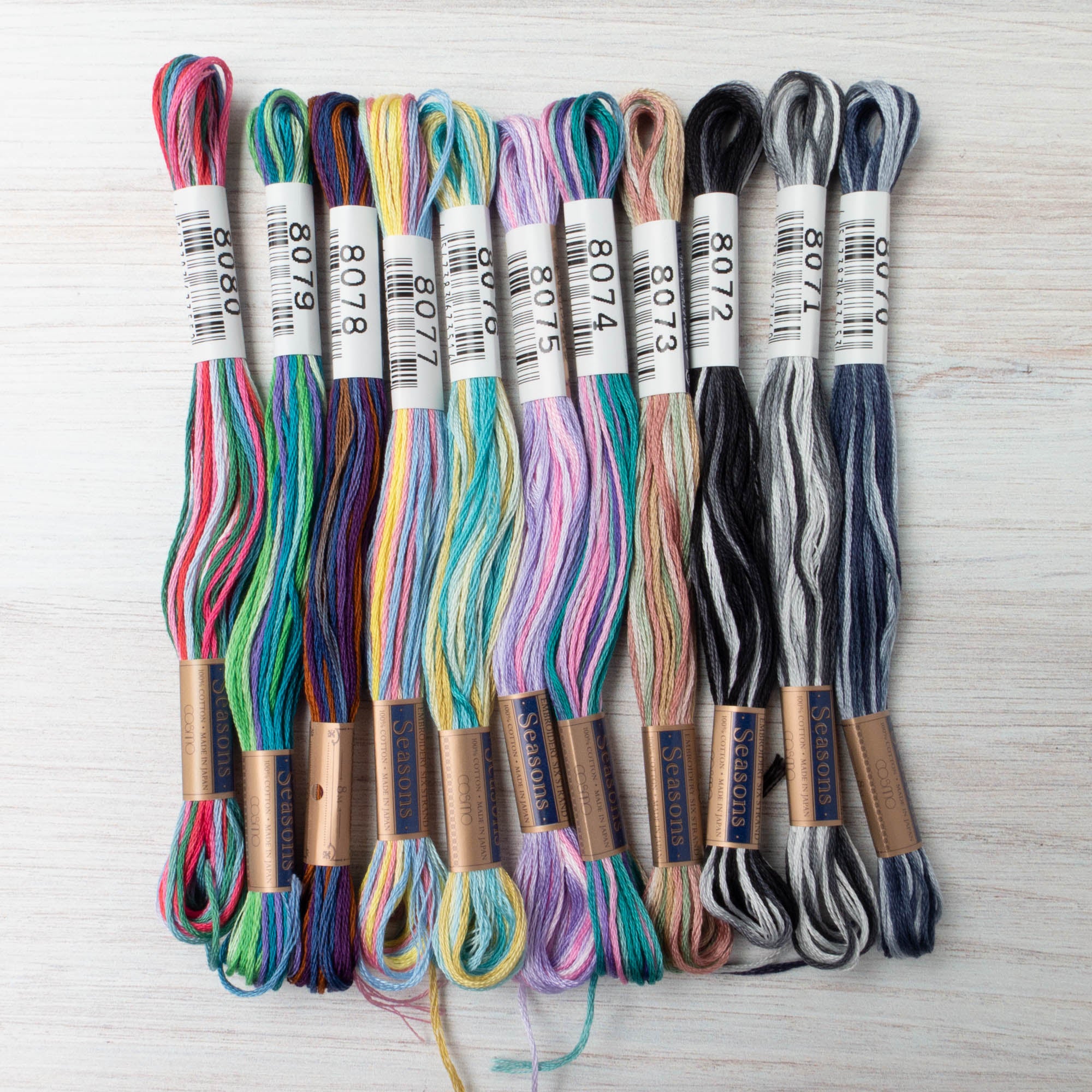 Cosmo Seasons Variegated Embroidery Floss - 8075 - 4547383673507