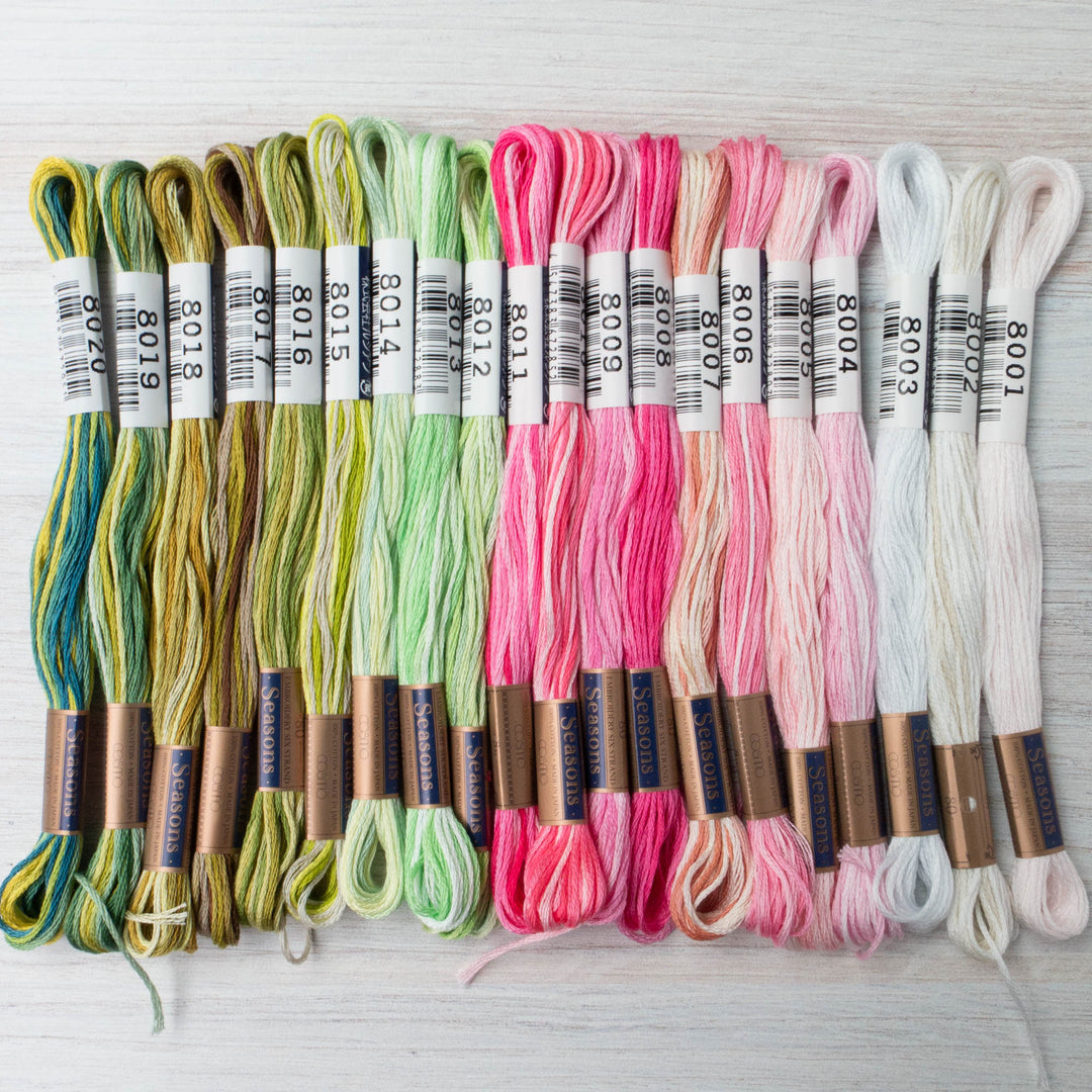 Hand Embroidery Floss - Cosmo Seasons Variegated #8059