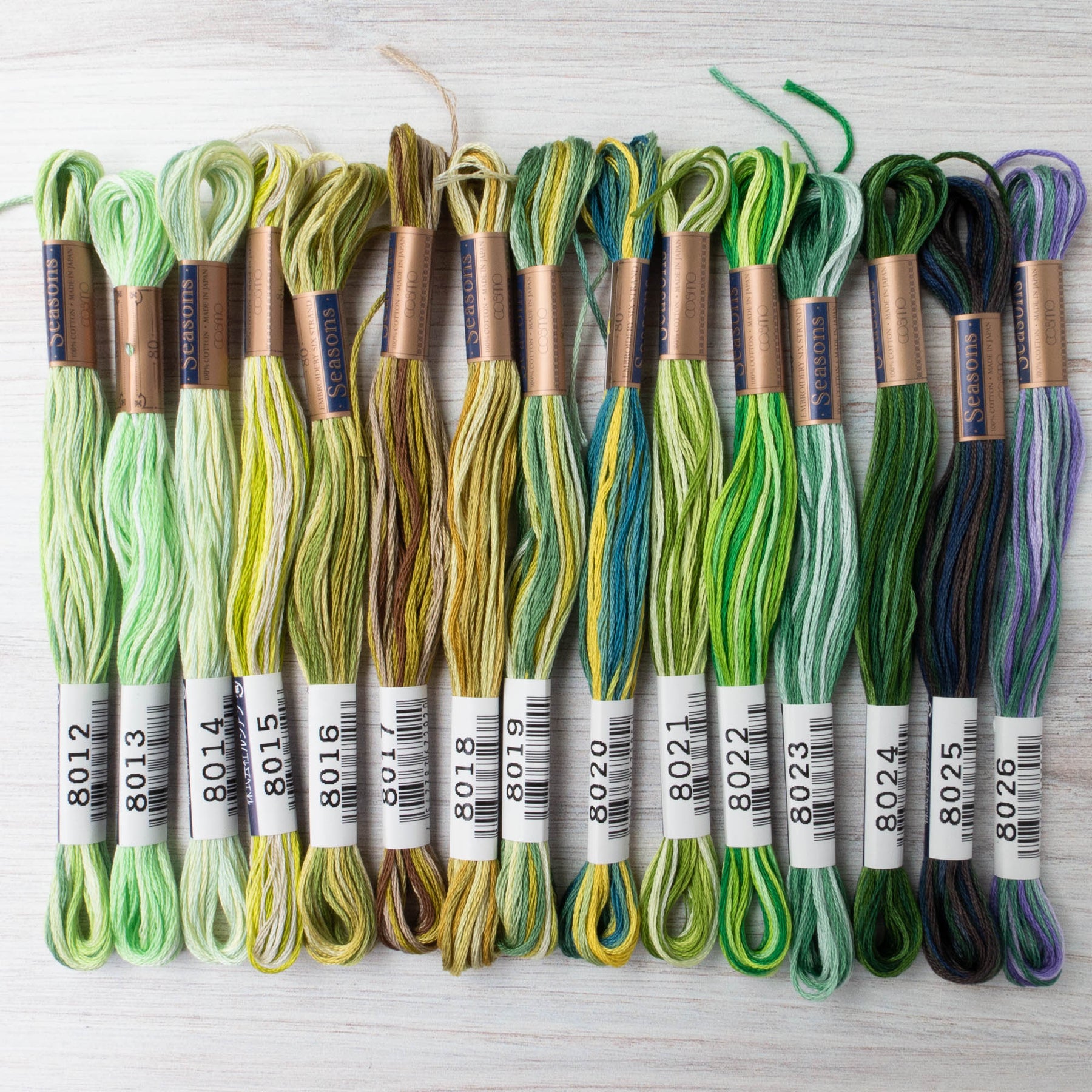 Arteza Embroidery Floss, Variegated Colors - 80 Pieces : Target