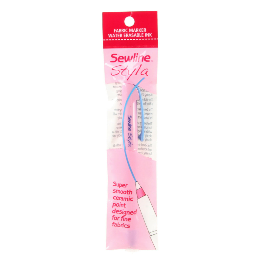 Fine Tip Erasable Fabric Pen, Water Soluble Blue Ink Marker