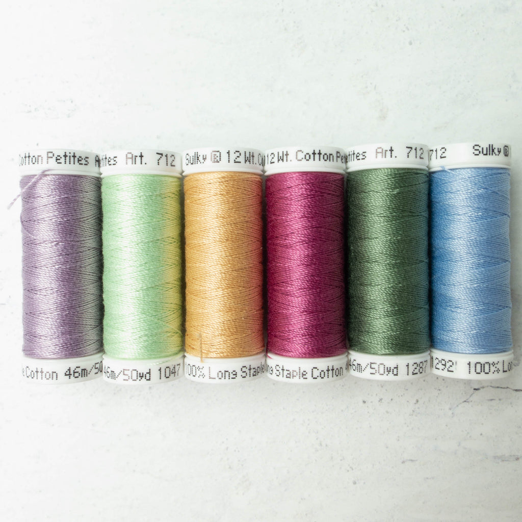 12 wt Cotton Petites Thread - Rosewood Manor Palette – Snuggly Monkey