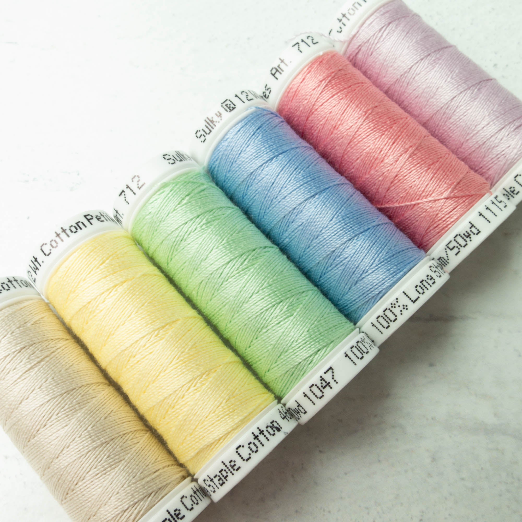 Sulky Blendables Cotton Thread Bundle, Cotton Machine/hand Embroidery Thread,  Quilting Thread, Sewing Thread, Cross Stitch Thread 