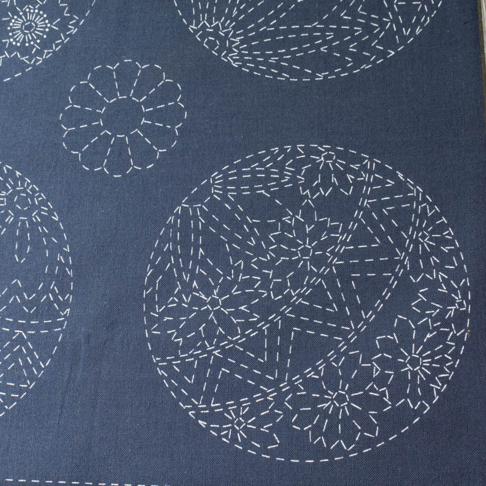 Sashiko Embroidery Kit - Multi-Pattern Sampler - Snuggly Monkey