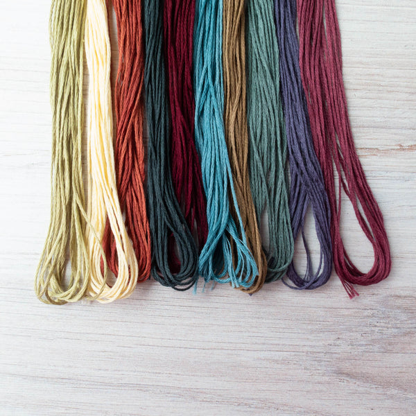 Weeks Dye Works Embroidery Floss Solids Collection (10 skeins ...