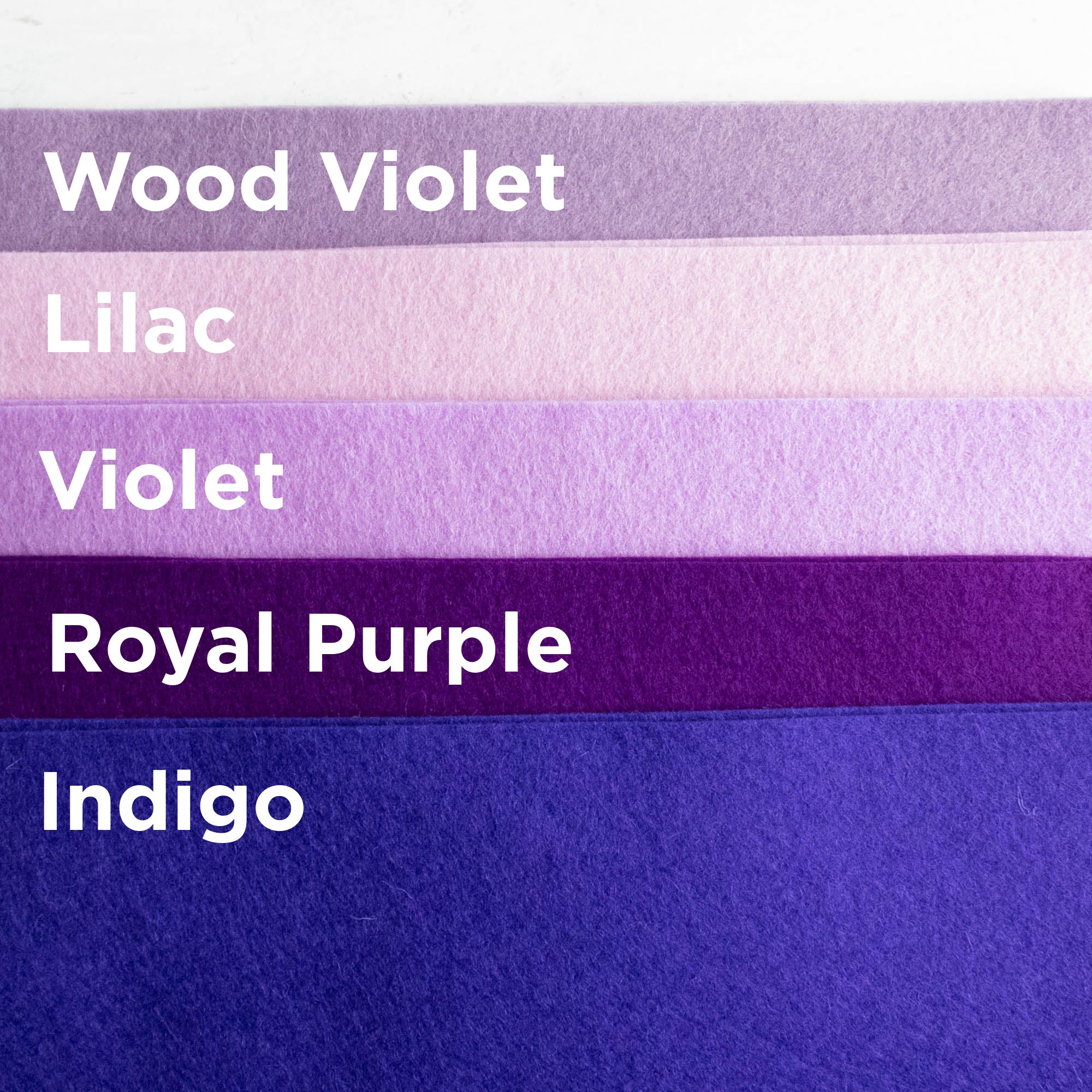 Wool Felt Sheet Collection - Purples – Snuggly Monkey