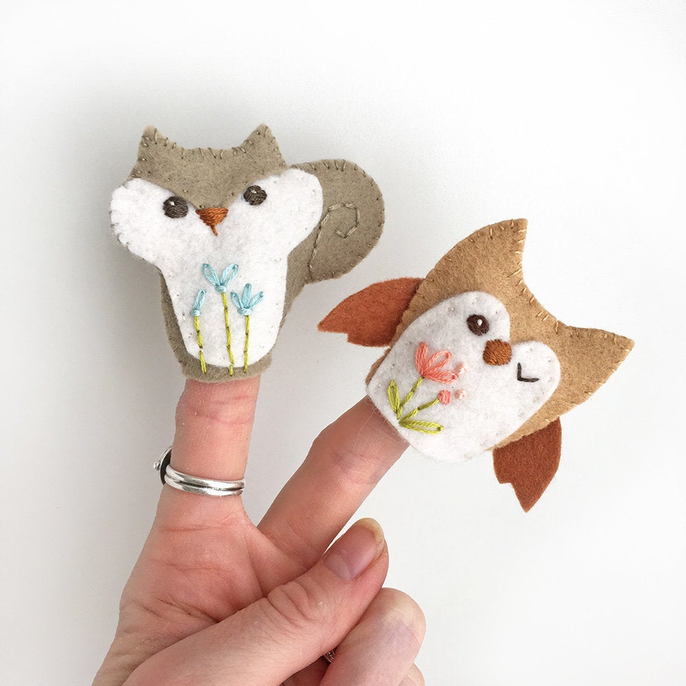 Woodland Animals Craft Kit DIY Sewing Felt Set Forest Creatures