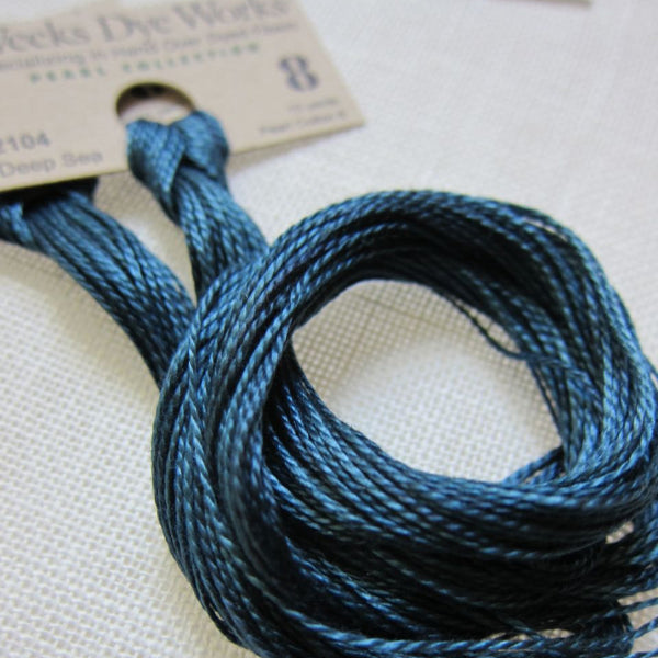 Perle (Pearl) Cotton Thread - Size 8 - Spring Green - 75 Yard Spools —