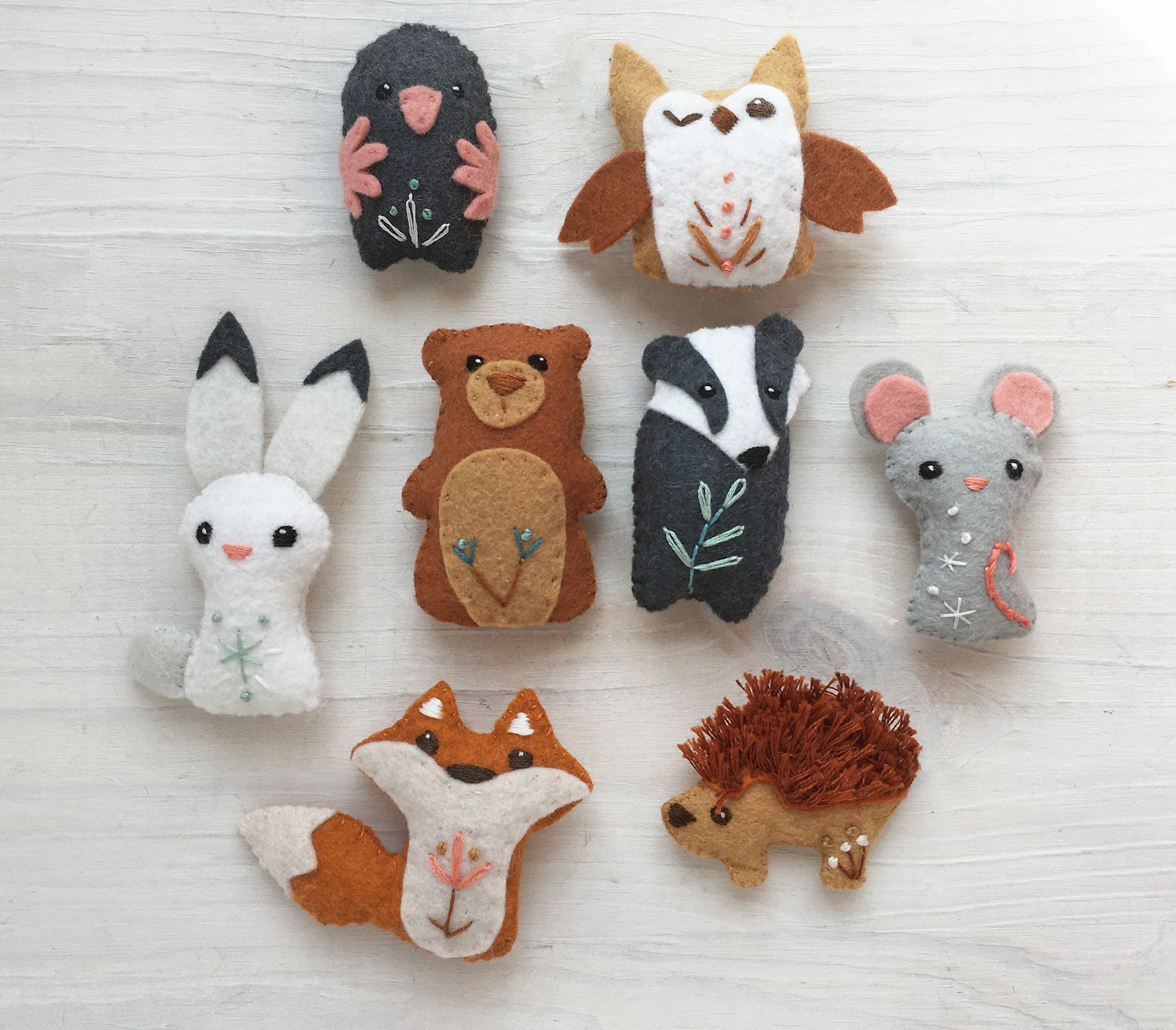 Constellations Felt Animals PDF Pattern – Snuggly Monkey